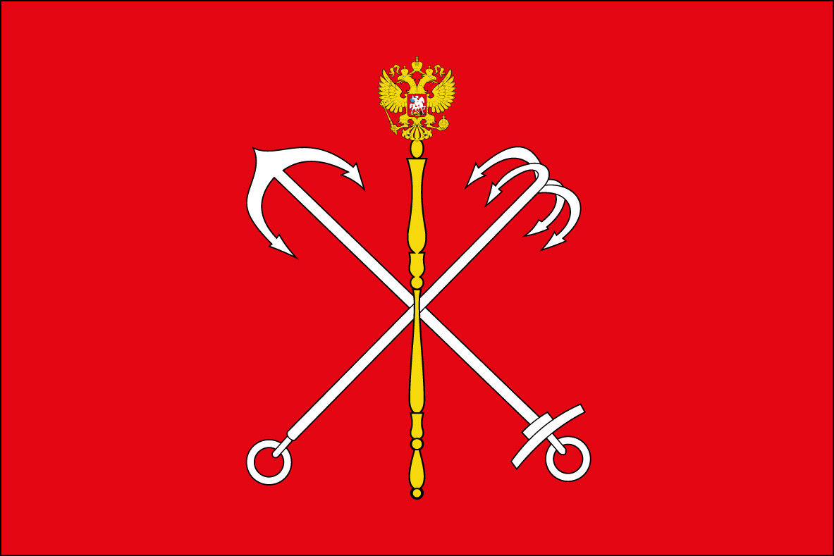 Флаг Санкт-Петербурга