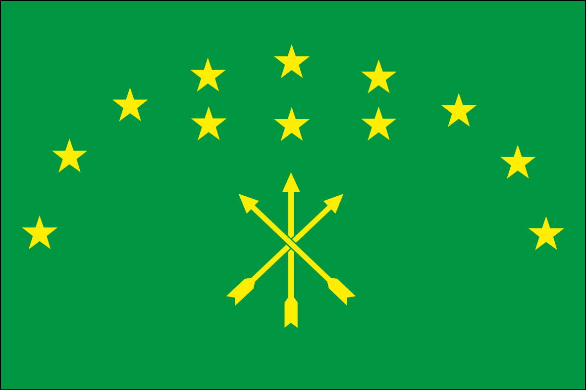 Флаг Республики Адыгея